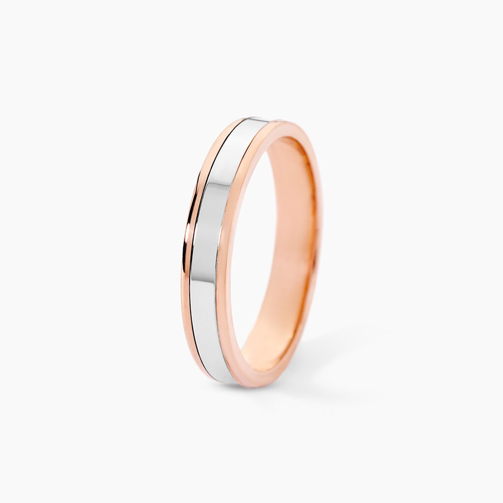 Alliance Hevan Ruban Or Bicolore - Alliances duo Unisex | Marc Orian