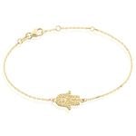 Bracelet Lucian Plaqu&eacute; Or Oxyde De Zirconium - Bracelets fantaisie Femme | Marc Orian