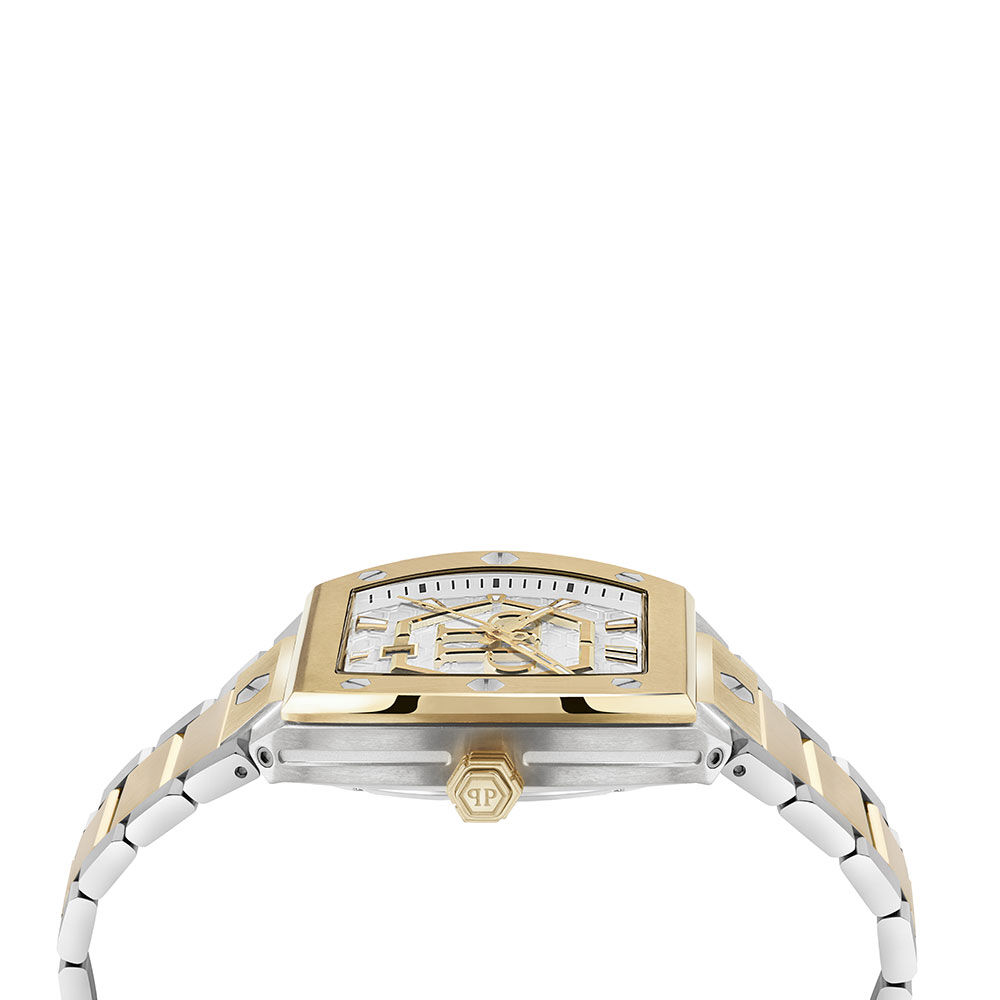 Montre Philipp Plein Hexagon Phantom Argent&eacute; - Montres &eacute;tanches Homme | Marc Orian
