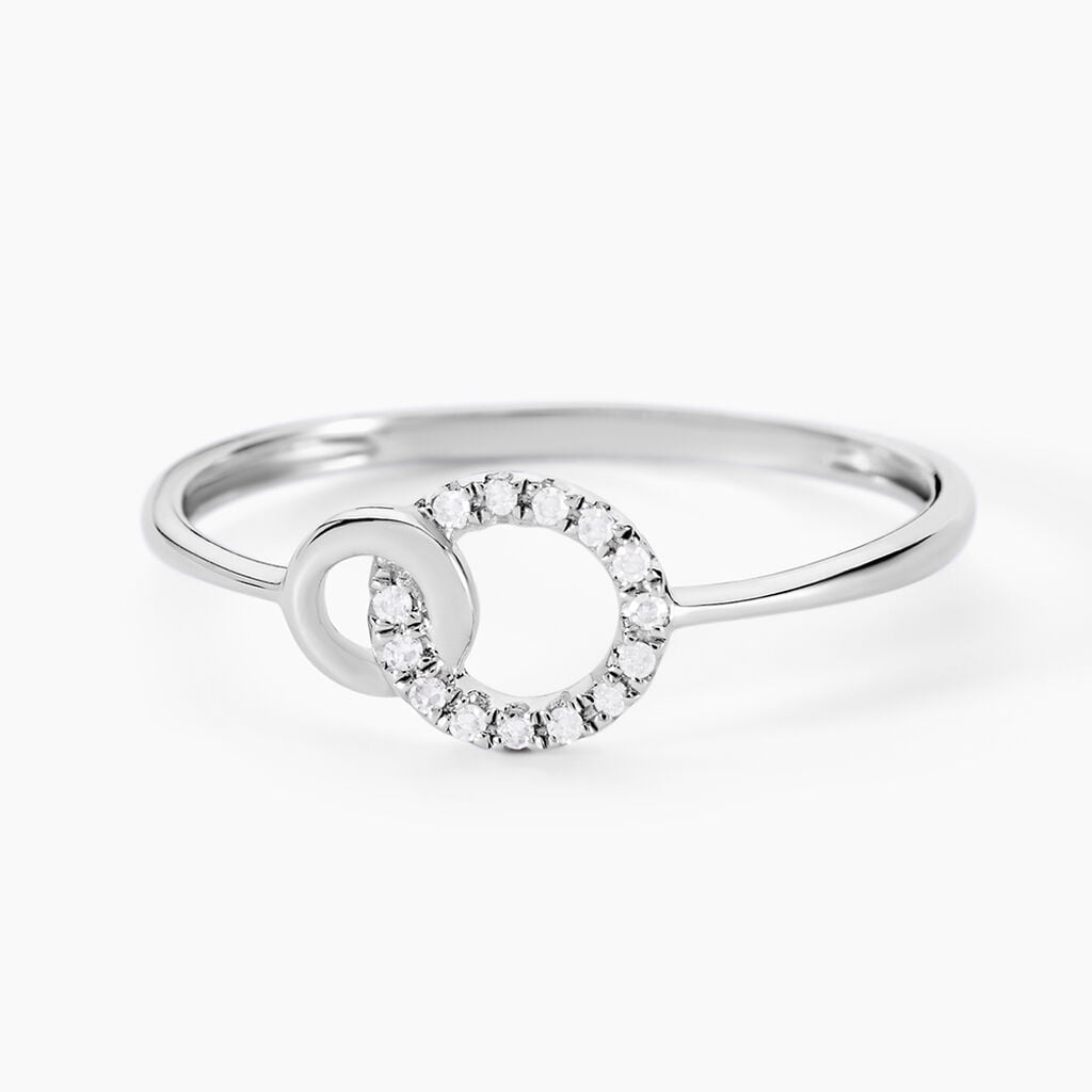 Bague Mahaut Or Blanc Diamant - Bagues pierres pr&eacute;cieuses Femme | Marc Orian