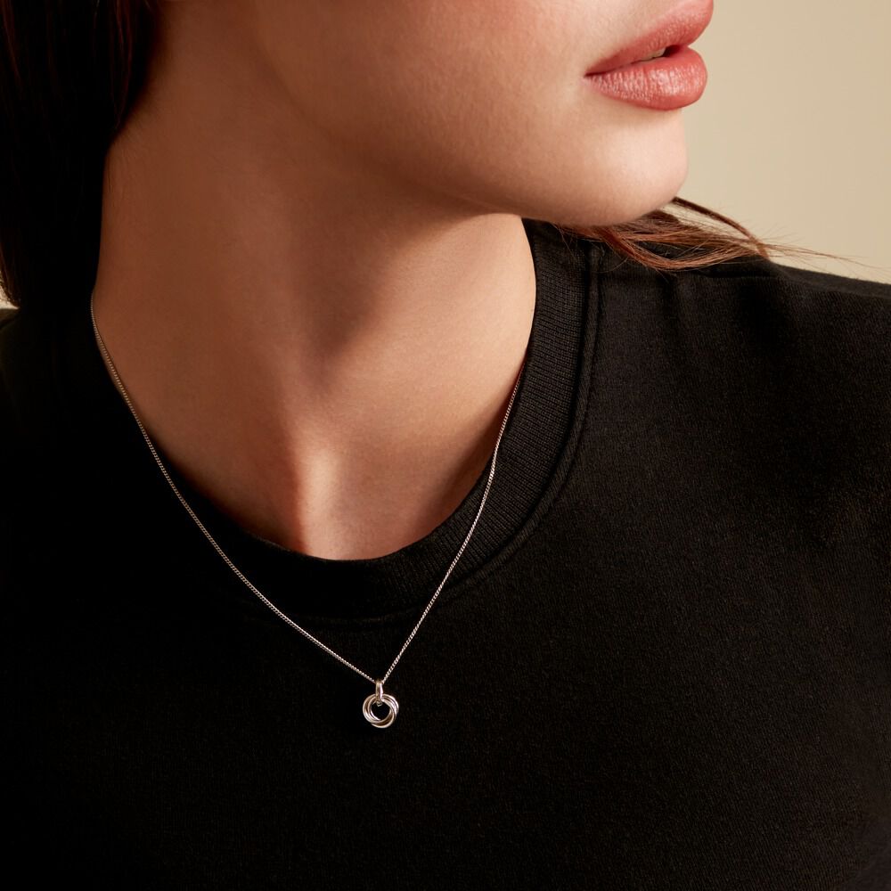 Collier Ariah Argent Blanc - Colliers Femme | Marc Orian