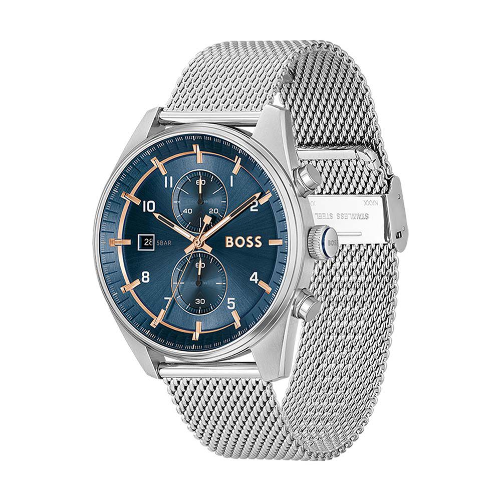 Montre Boss Skytraveller Bleu - Montres étanches Homme | Marc Orian