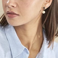 Boucles D'oreilles Pendantes Alyson Argent Blanc Céramique - Boucles d'oreilles Pendantes Femme | Marc Orian