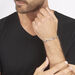 Bracelet Vivian Maille Alternee 1/3 Argent Blanc - Bracelets mailles Homme | Marc Orian