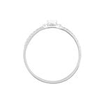 Bague Hildana Or Blanc Oxyde De Zirconium - Solitaires Femme | Marc Orian