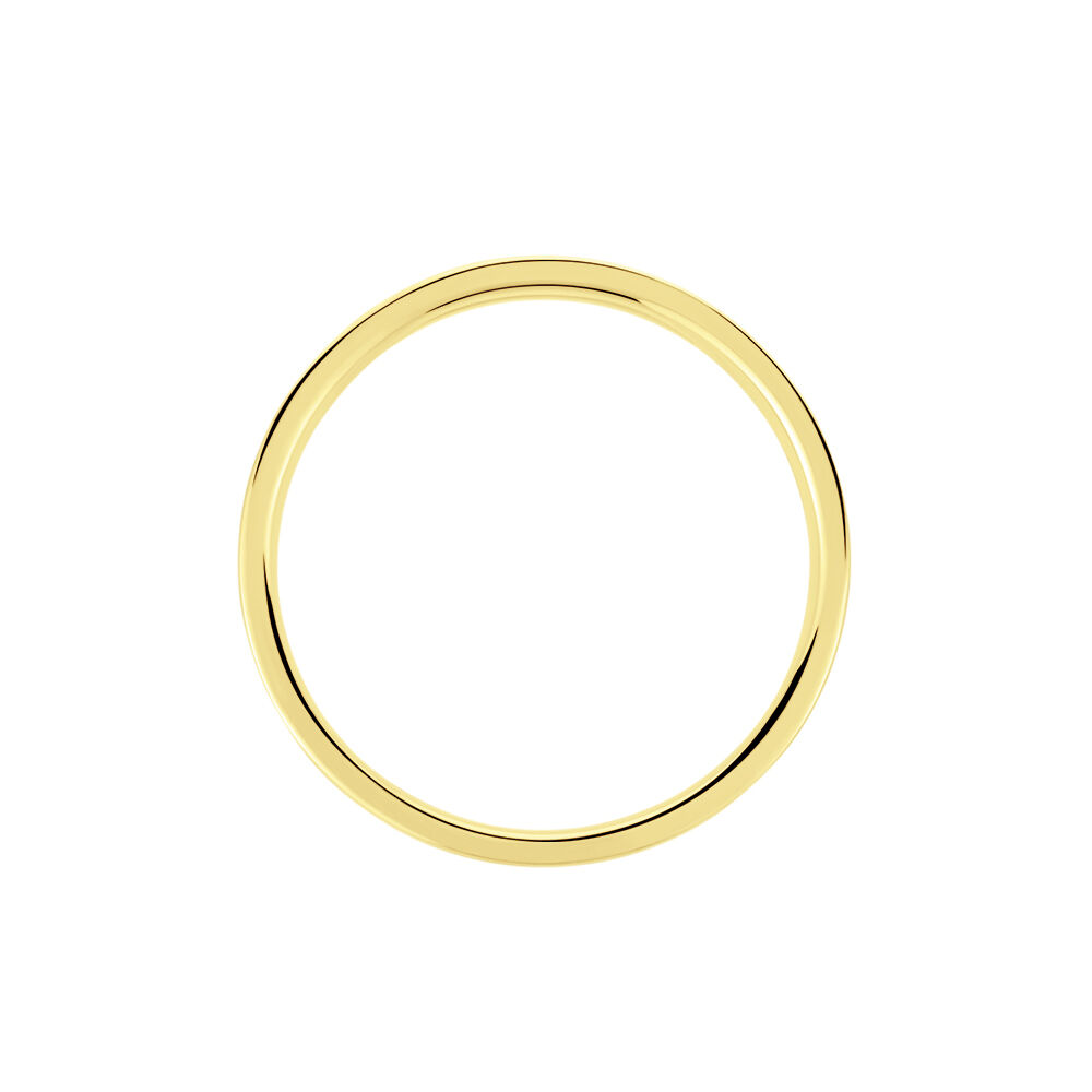 Alliance Or Jaune Gaaia Ruban Confort - Alliances personnalisées Femme | Marc Orian