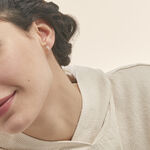 Boucles D'oreilles Puces Ouassima Or Jaune Diamant - Puces Femme | Marc Orian