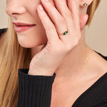 Bague Matiasma Or Jaune Malachite Diamant - Bagues de promesse Femme | Marc Orian