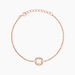 Bracelet Eugenie Argent Rose Oxyde De Zirconium - Bracelets chaînes Femme | Marc Orian