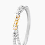 Bague Or Jaune Argent Blanc Oxyde De Zirconium - Bagues avec pierre Femme | Marc Orian