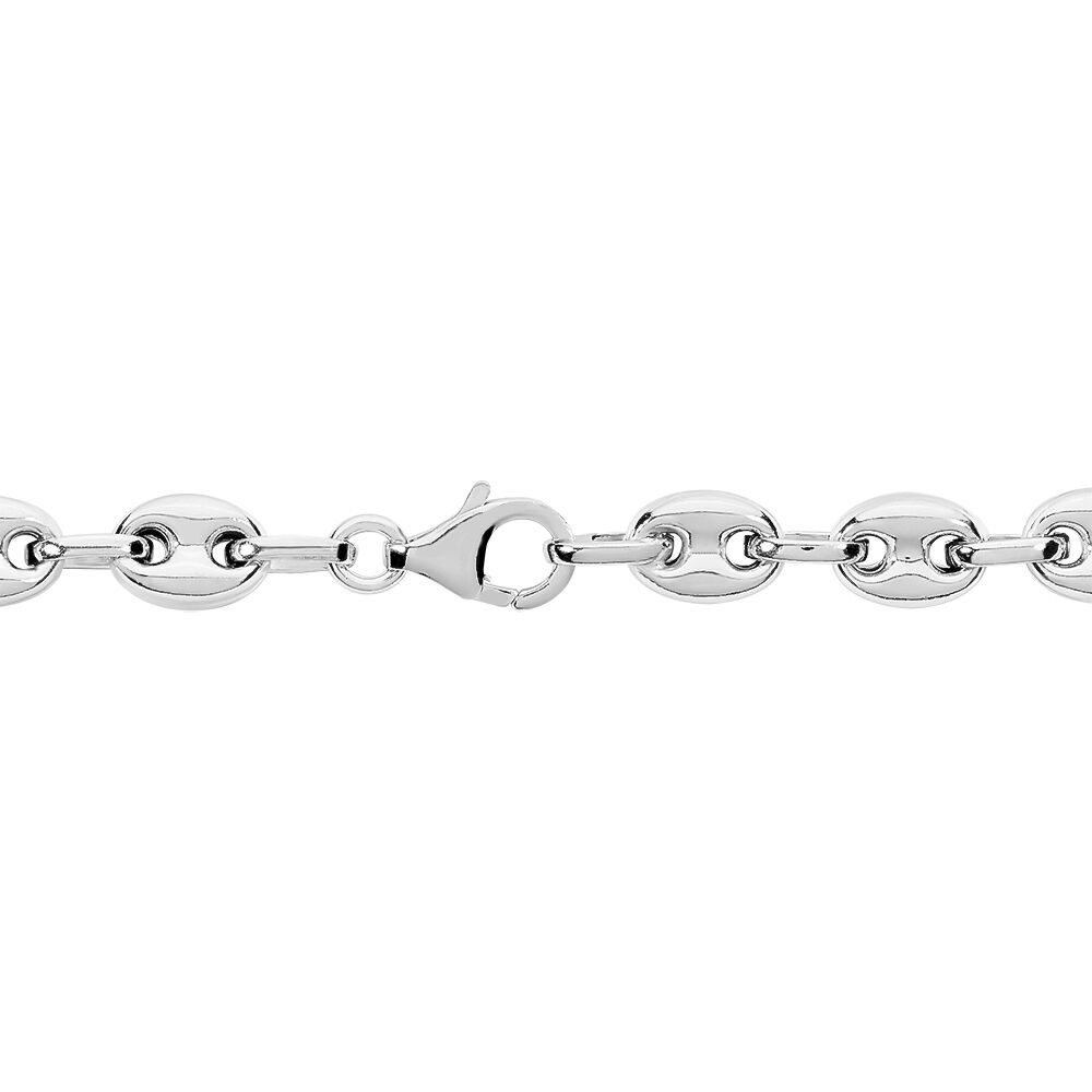 Bracelet Carrus Argent Blanc - Bracelets mailles Homme | Marc Orian