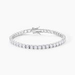 Bracelet Tennis Argent Blanc Oxyde De Zirconium - Bracelets cha&icirc;nes Femme | Marc Orian
