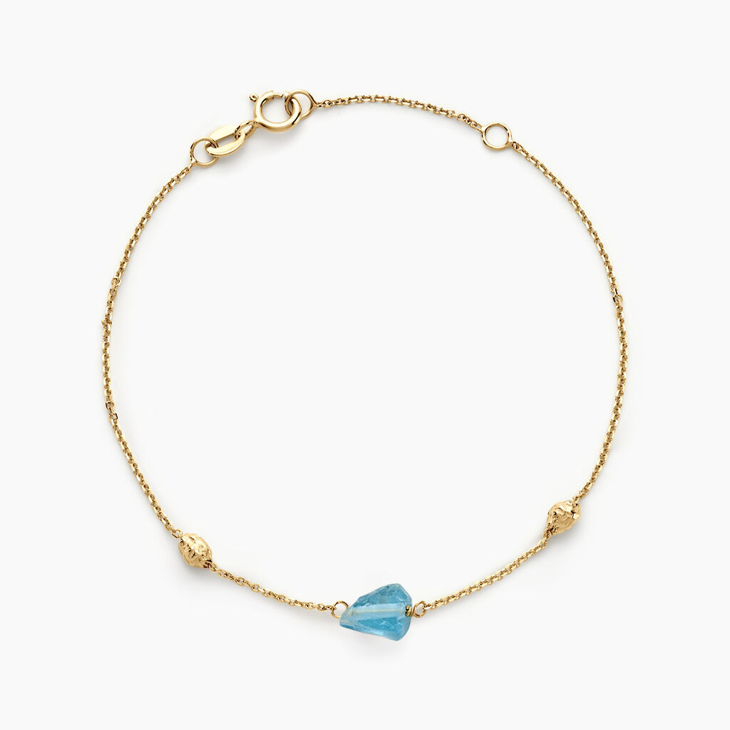 Bracelet Natille Or Jaune Apatite - Bracelets cha&icirc;nes Femme | Marc Orian