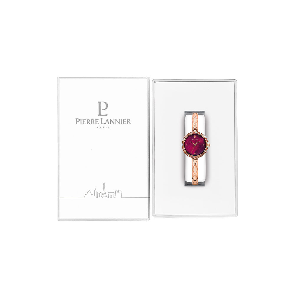 Montre Pierre Lannier Leia Fuschia - Montres classiques Femme | Marc Orian