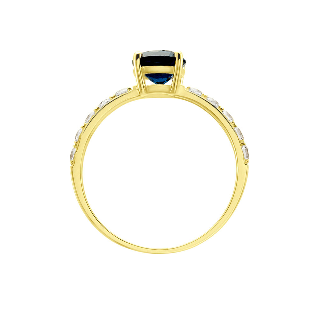 Bague Or Jaune Monroe Topaze Oxydes De Zirconium - Bagues Femme | Marc Orian