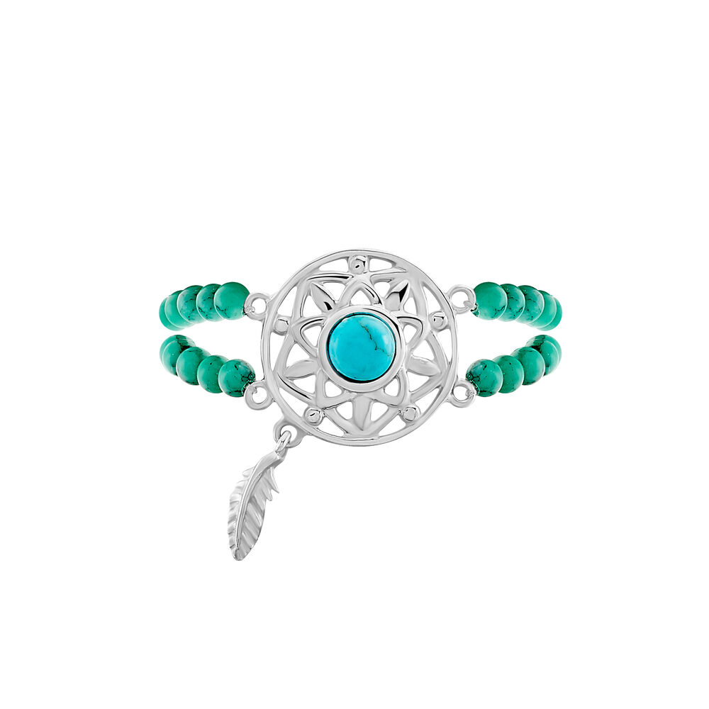 Bague Rojin Argent Blanc Pierre De Synthese -  Femme | Marc Orian