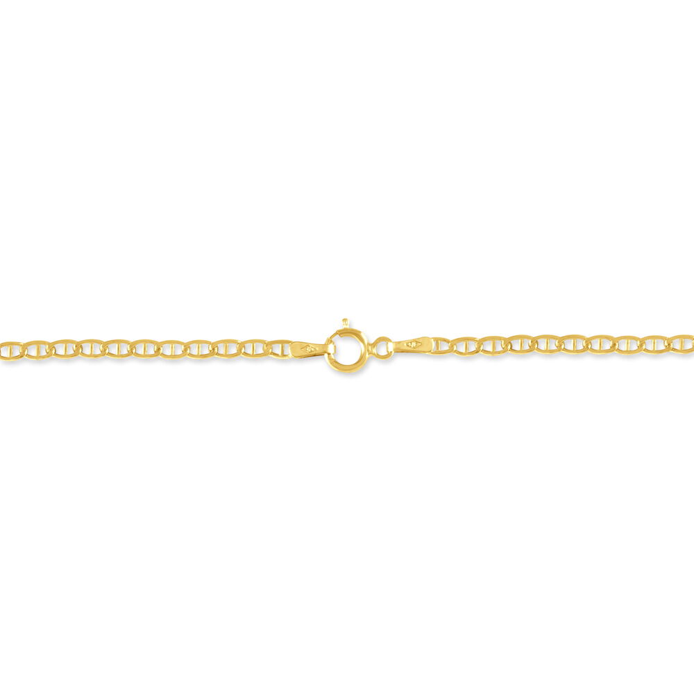 Bracelet Capucin Or Jaune Maille Marine Plate - Bracelets mailles Femme | Marc Orian