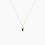 Collier Bendt Or Jaune Saphir Diamant - Colliers avec pierres Femme | Marc Orian