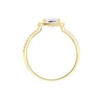 Bague Or Jaune Adrienne Oxydes De Zirconium - Solitaires Femme | Marc Orian