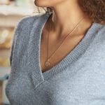 Collier Iago Plaqu&eacute; Or Oxydes De Zirconium - Colliers avec pierres Femme | Marc Orian