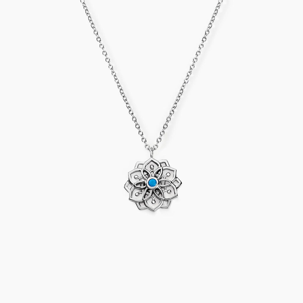 Collier Faven Argent Blanc Oxyde De Zirconium - Colliers avec pierres Femme | Marc Orian