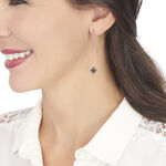 Boucles D'oreilles Pendantes Kathrine Argent Rose Oxyde De Zirconium - Pendantes Femme | Marc Orian