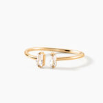 Bague Isobel Plaqu&eacute; Or Jaune Oxyde De Zirconium - Bijoux fantaisie Femme | Marc Orian