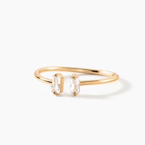 Bague Isobel Plaqu&eacute; Or Jaune Oxyde De Zirconium - Bijoux fantaisie Femme | Marc Orian