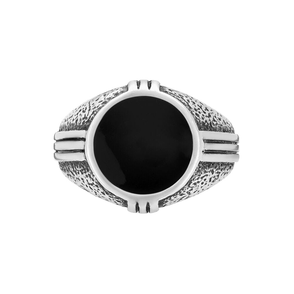 Bague Kaija Acier Blanc - Bijoux fantaisie Homme | Marc Orian