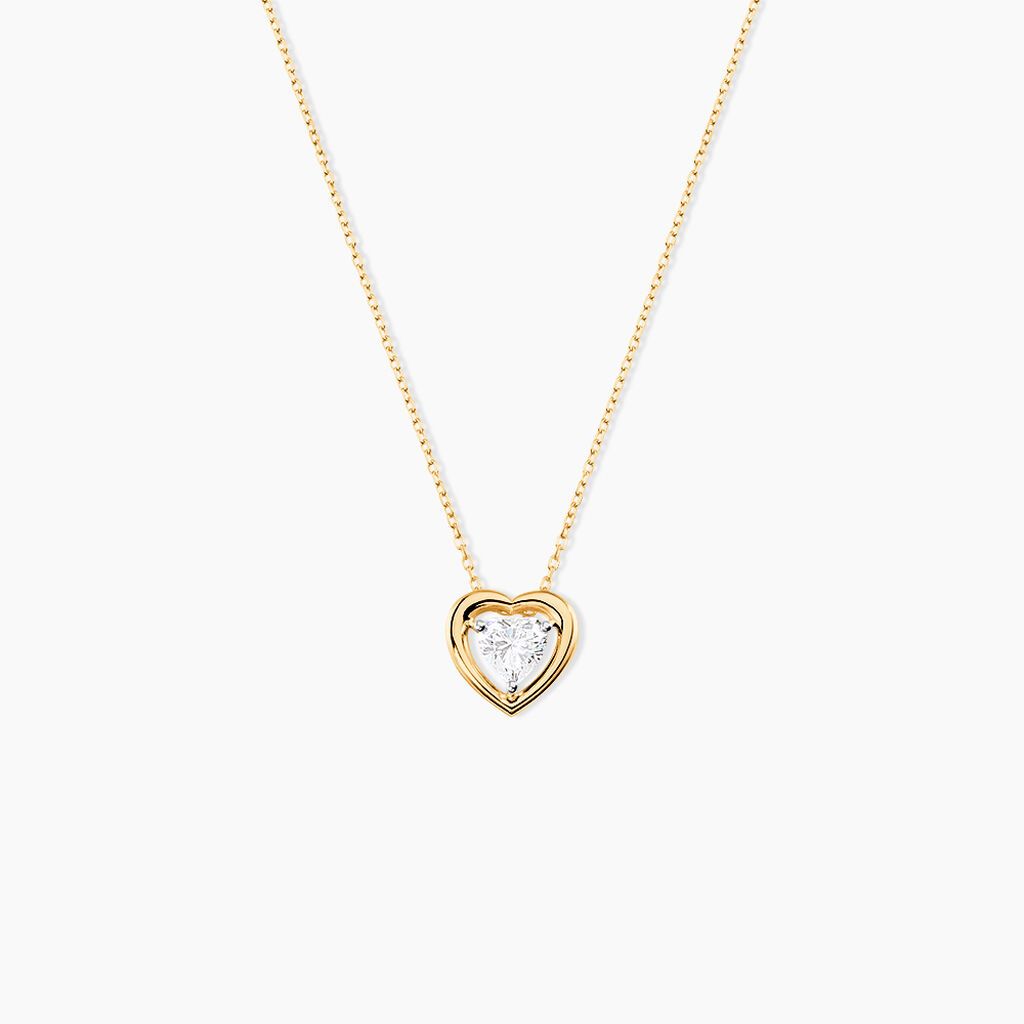 Collier Anastasy Or Jaune Oxyde De Zirconium - Colliers avec pierres Femme | Marc Orian