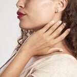 Boucles D'oreilles Puces Sunset Or Blanc Topaze Et Diamant - Puces Femme | Marc Orian