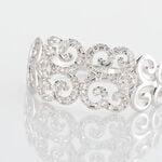 Bague Arabesque Or Blanc Diamant - Bagues pierres pr&eacute;cieuses Femme | Marc Orian