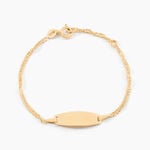 Bracelet Identite Bebe Or Jaune Ericka - Gourmettes Enfant | Marc Orian