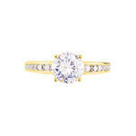 Bague Tatjana Or Jaune Oxyde De Zirconium - Solitaires Femme | Marc Orian