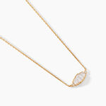 Collier Valentyne Plaque Or Jaune Oxyde De Zirconium - Colliers avec pierres Femme | Marc Orian