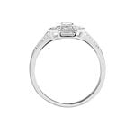 Bague Transmission Or Blanc Diamant - Solitaires Femme | Marc Orian