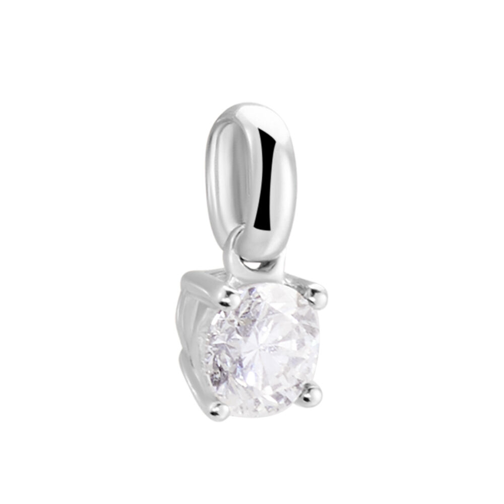 Pendentif Or Blanc Victoria Diamant - Pendentifs Femme | Marc Orian