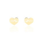 Boucles D'oreilles Puces Onelia Or Jaune - Puces Femme | Marc Orian