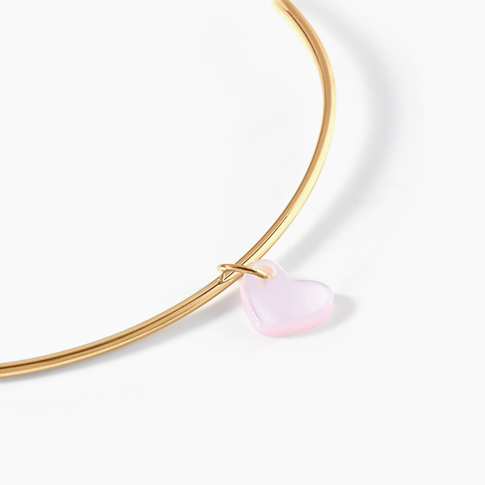 Bracelet Jonc Ida Coeur Or Jaune - Bracelets joncs Enfant | Marc Orian