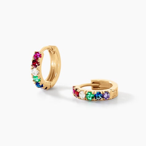 Creoles Andgelina Or Jaune Oxydes De Zirconium - Mix and Match Femme | Marc Orian