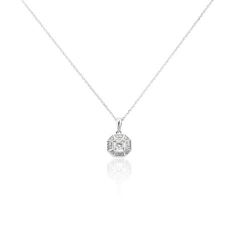 Collier Transmission Or Blanc Diamant - Colliers Femme | Marc Orian