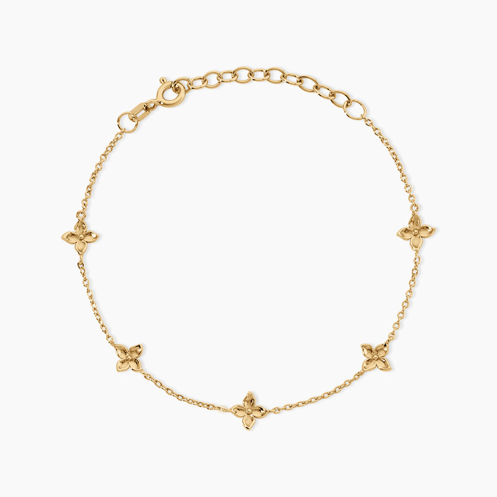 Bracelet Monika Argent Dor&eacute; A L'Or 750/1000 - Bracelets cha&icirc;nes Femme | Marc Orian