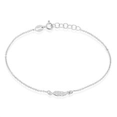Bracelet Argent Blanc Maic - Bracelets chaînes Femme | Marc Orian