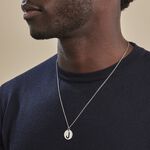 Pendentif Elio J Argent Blanc - Bijoux fantaisie Famille | Marc Orian