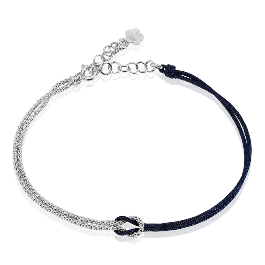 Bracelet Anicha Argent Blanc - Bracelets cordons Femme | Marc Orian