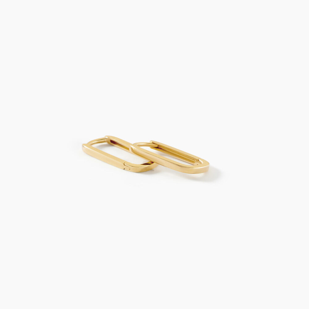 Cr&eacute;oles Coleman Argent Dor&eacute; A L'Or 750/1000 - Cr&eacute;oles Femme | Marc Orian