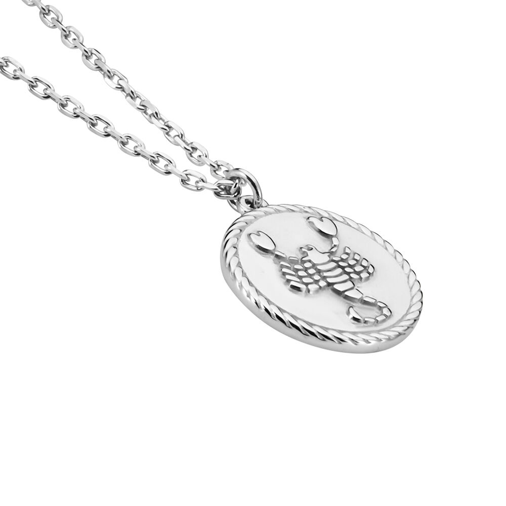 Collier Argent Blanc Lew - Colliers fantaisie Homme | Marc Orian