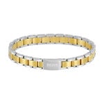 Bracelet Boss Links Essentials Acier Bicolore - Bracelets cha&icirc;nes Homme | Marc Orian