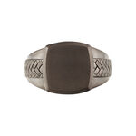 Bague Argent Noir - Bagues grosses Homme | Marc Orian
