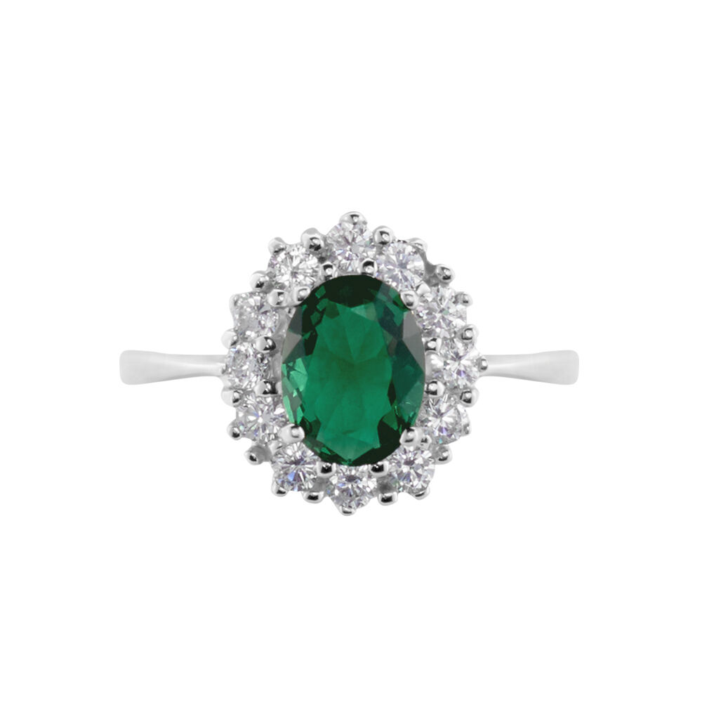 Bague Solitaire Perez Argent Blanc Oxyde De Zirconium - Solitaires Femme | Marc Orian
